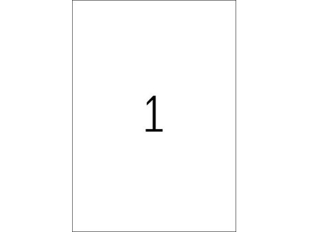 HERMA Étiquette en film SPECIAL, 210 x 297 mm, transparent