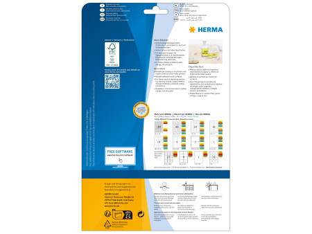 HERMA Etiquette universelle SPECIAL, 63,5 x 29,6 mm, orange