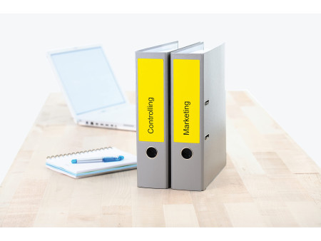 HERMA Etiquette dos de classeur SPECIAL, 192 x 61 mm, jaune