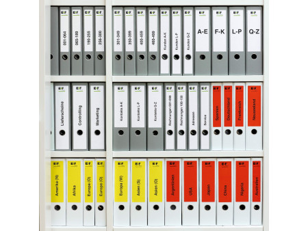 HERMA Etiquette dos de classeur SPECIAL, 192 x 61 mm, rouge