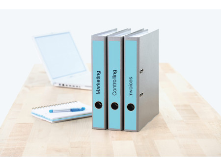 HERMA Etiquette dos de classeur SPECIAL, 38 x 297 mm, bleu