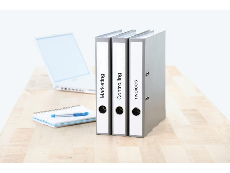 HERMA Etiquette dos de classeur SPECIAL, 297 x 38 mm, blanc