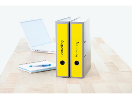 HERMA Etiquette dos de classeur SPECIAL, 61 x 297 mm, jaune