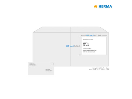HERMA Etiquette universelle SPECIAL, 210 x 297 mm, vert