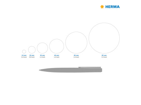 HERMA Etiquette fermoir SPECIAL, transparent