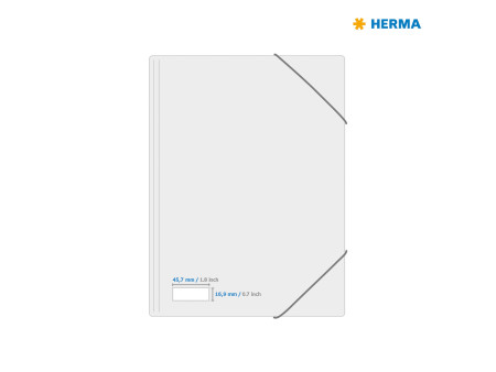 HERMA Etiquettes onglets SPECIAL, 45,7 x 16,9 mm, blanc
