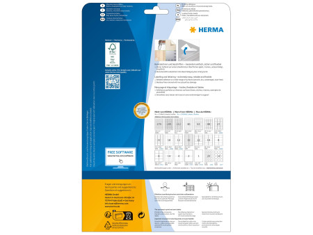 HERMA Etiquette universelle SPECIAL, 40,6 x 25,4 mm, blanc