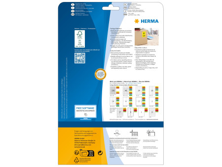HERMA Etiquette universelle SPECIAL, 210 x 297 mm, jaune