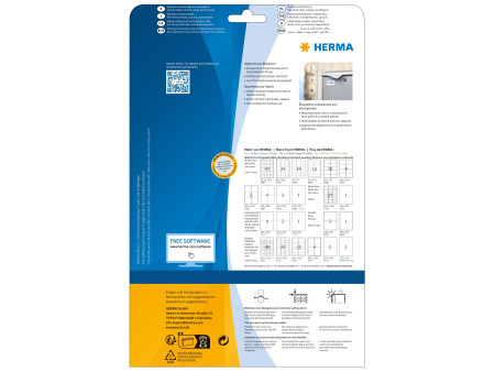 HERMA Etiquette en film SPECIAL, 63,5 x 29,6 mm, résistant