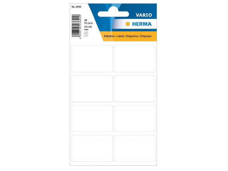 HERMA Etiquette multi-usage, 26 x 40 mm, petit paquet,blanc