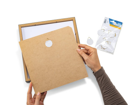 HERMA Attache pour cadre, diamètre: 34,5 mm, Shirting, blanc