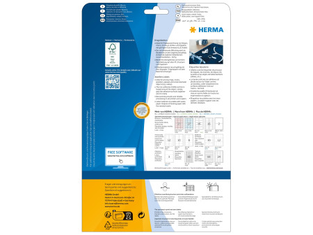 HERMA Etiquette bijouterie SPECIAL, 49 x 10 mm, blanc