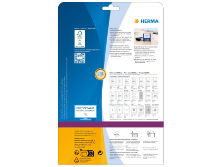 HERMA Etiquette de diapos SPECIAL, 43,2 x 8,5 mm, blanc