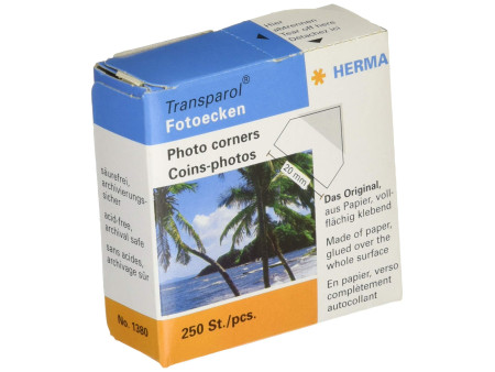 HERMA Transparol Coins-photos, contenu: 250 pièces