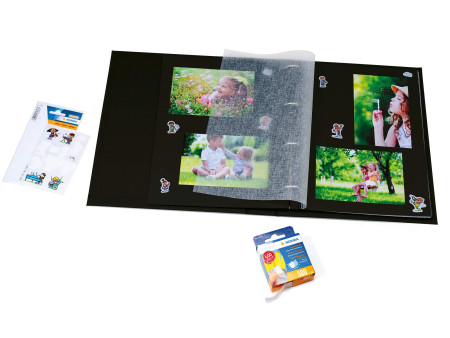 HERMA Feuillets carton pour photos, 230 x 297 mm, noir