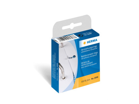 HERMA oeillet de renforcement, en plastique, transparent