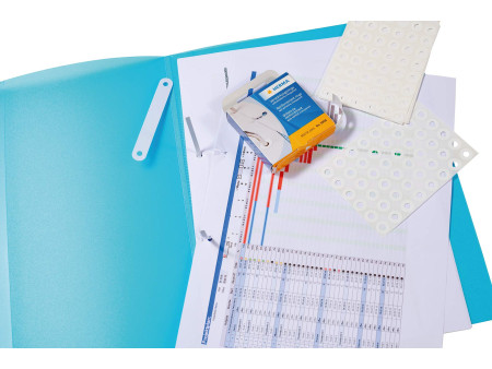 HERMA oeillet de renforcement, en plastique, transparent