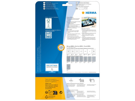 HERMA Etiquette brillante SPECIAL, 96 x 63,5 mm, blanc