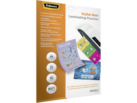 Fellowes Pochette de plastification, A4, mat, 160 microns