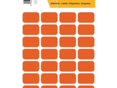 HERMA Etiquette multi-usage, 12 x 18 mm, rouge