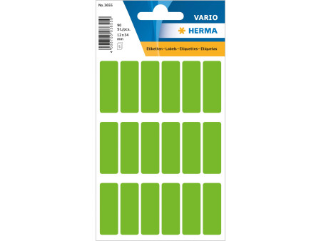 HERMA Etiquette multi-usage, 12 x 34 mm, vert