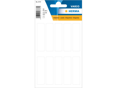 HERMA Etiquette multi-usage, 13 x 50 mm, petit paquet,blanc
