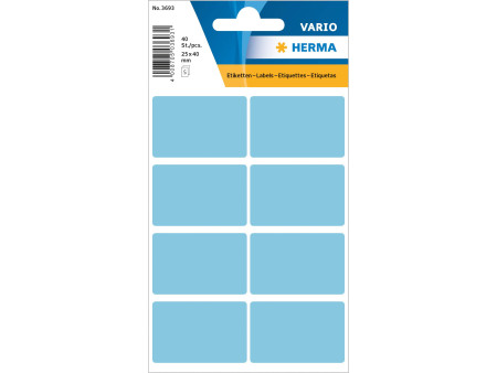 HERMA Etiquette multi-usage, 26 x 40 mm, bleu