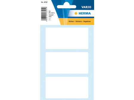 HERMA Etiquette multi-usage, 34 x 67 mm, petit paquet,blanc