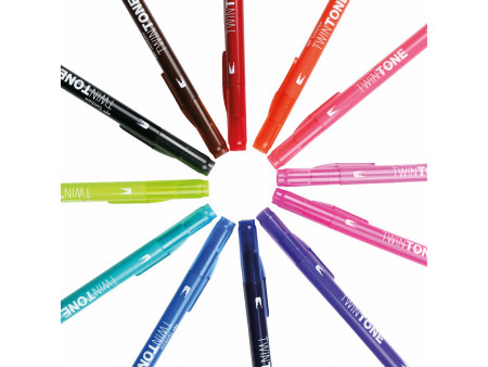 Tombow Feutre double pointe 'TwinTone' Bright Colours