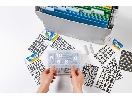 HERMA stickers alphabétique A-Z, or, film résistant aux