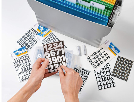 HERMA stickers alphabétique A-Z, or, film résistant aux