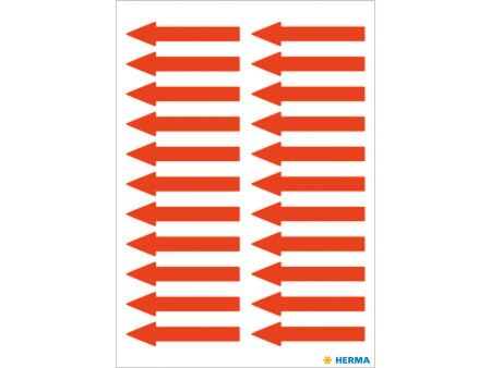 HERMA Etiquette d'indication 'flèches', 38 x 7 mm,rouge fluo
