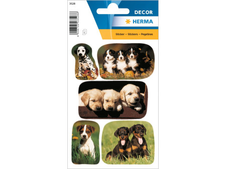 HERMA Autocollants DECOR 'Photos de chiots'