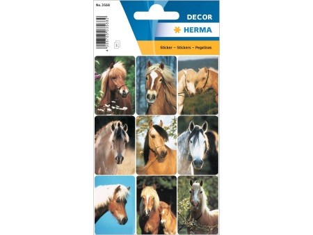 HERMA Sticker DECOR 'Têtes de chevaux'