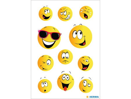 HERMA Autocollants DECOR 'Happy Face'