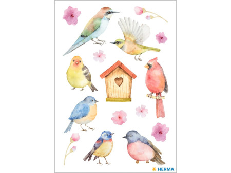 HERMA Sticker DECOR 'Oiseaux chanteurs'