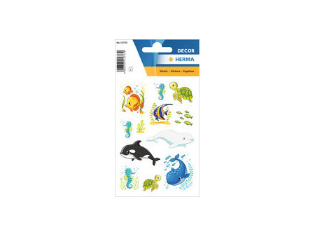 HERMA Sticker transpuffy MAGIC Animaux de la prairie