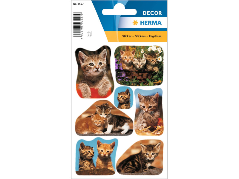 HERMA Autocollants DECOR 'Photos de chats'