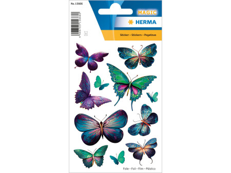 HERMA Sticker pailleté MAGIC Papillons