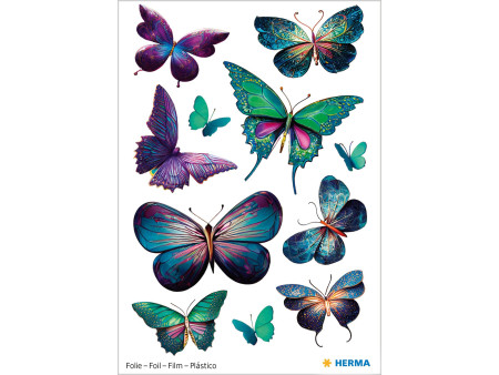 HERMA Sticker pailleté MAGIC Papillons