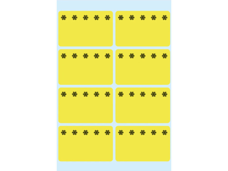HERMA étiquettes pour surgelés, 26 x 40 mm, jaune fluo