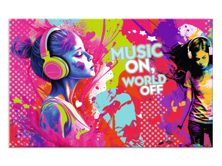 HERMA Sous-main 'Music Girl', (L)550 x (H)350 mm