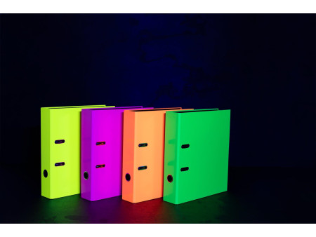 HERMA Classeur à motifs 'Fluo', A4, vert fluo