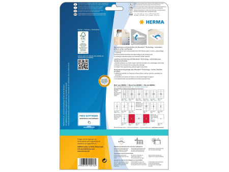 HERMA Etiquette universelle SPECIAL, 99,1 x 67,7 mm, blanc