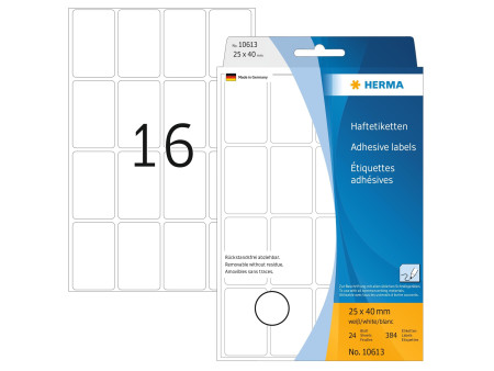 HERMA Étiquette multi-usage, 25x40mm, inscriptible à la main