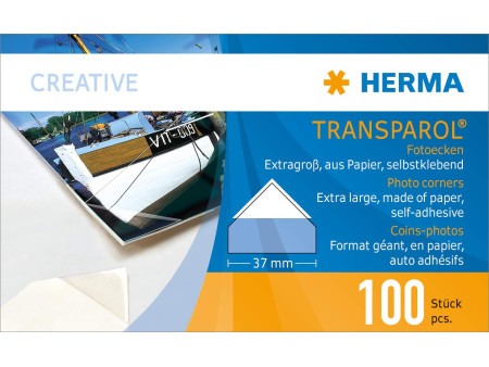 HERMA Transparol Coins-photos, extra grand, bandes de 2