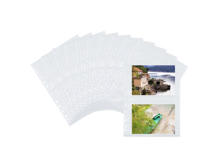 HERMA Pochettes transparentes Fotophan A4, pour photos