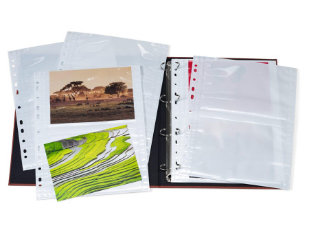 HERMA Pochettes transparentes Fotophan A4, pour photos