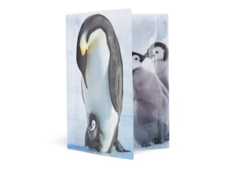 HERMA Chemise à élastiques 'pingouins', PP Glossy, A3