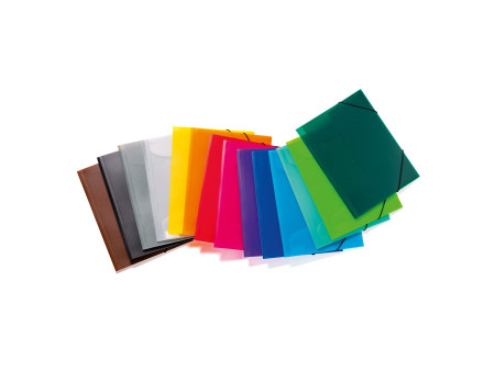 HERMA Chemise à élastiques, PP, A4, rouge translucide